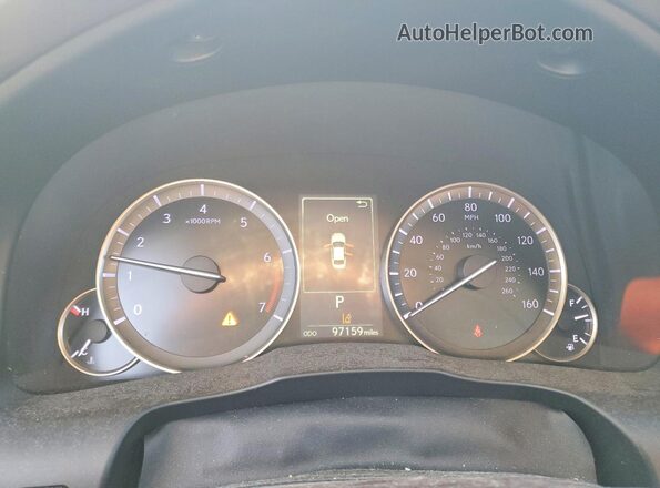 58ABK1GG6JU097652 2018 LEXUS ES White Vista del cuadro de instrumentos