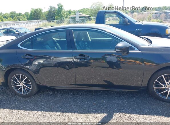 58ABK1GG8GU004722 2016 LEXUS ES 350 Black უკანა სალონის ხედი