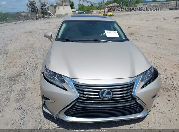 58ABK1GG9GU001876 2016 LEXUS ES 350 Gold Widok zestawu wskaźników