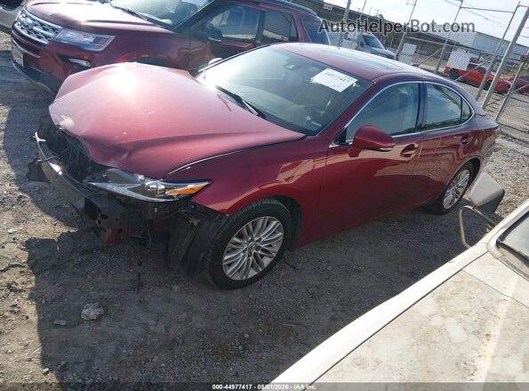 58ABK1GGXHU072750 2017 LEXUS ES 350 Burgundy 