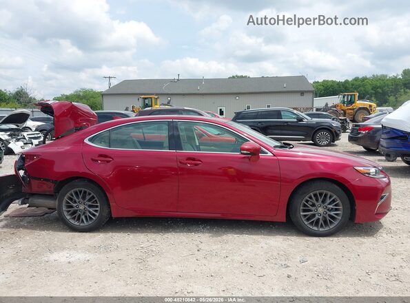 58ABK1GGXJU109933 2018 LEXUS ES 350 Maroon Widok wnętrza z tyłu