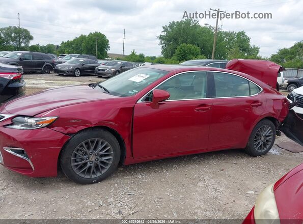 58ABK1GGXJU109933 2018 LEXUS ES 350 Maroon Widok wnętrza 360 stopni