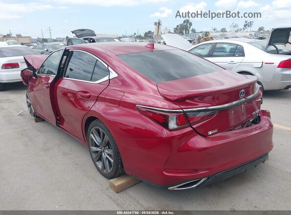 58ABZ1B13KU026828 2019 LEXUS ES 350 Red Tył lewy