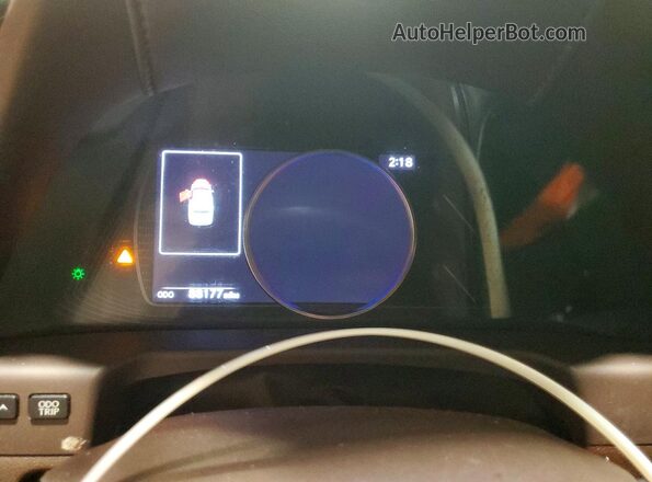 58ABZ1B13KU034265 2019 LEXUS ES Белый Вид щитка приборов