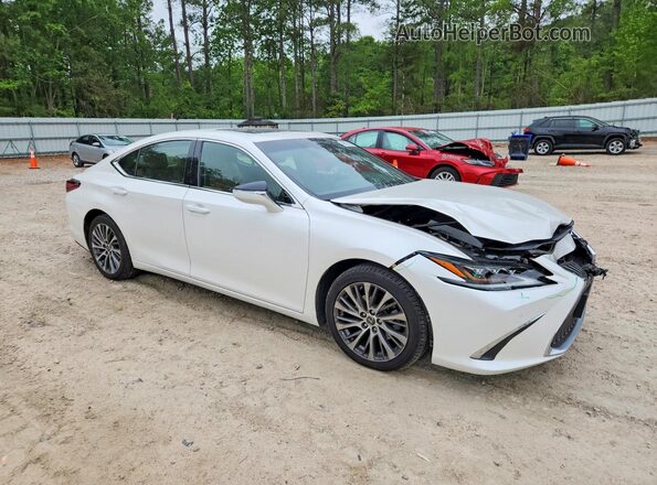 58ABZ1B18KU045729 2019 LEXUS ES White Przód prawy