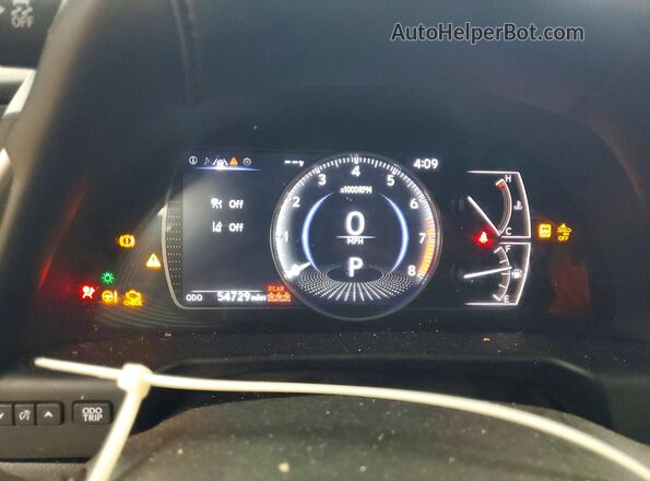 58ACZ1B12LU080921 2020 LEXUS ES Silver Widok zestawu wskaźników