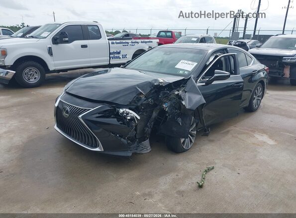 58ACZ1B12MU107181 2021 LEXUS ES 350 Черный Передняя левая четверть