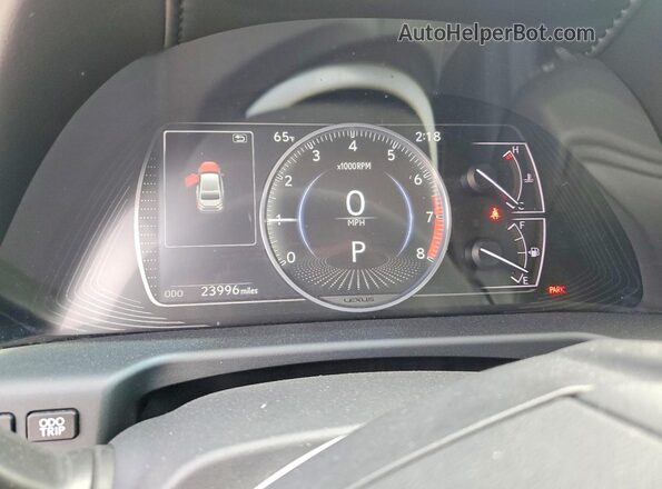58ACZ1B15LU076331 2020 LEXUS ES Gold ხელსაწყოთა პანელის ხედი