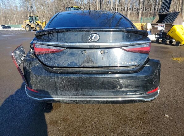58AD11D11MU002883 2021 LEXUS ES Black Вид ззаду