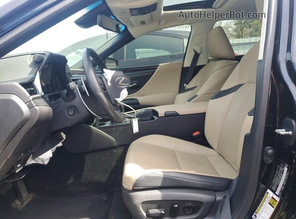 58AD11D11MU002883 2021 LEXUS ES Black Вид салону спереду