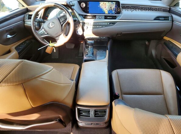 58ADA1C10MU011527 2021 LEXUS ES Black წინა პანელის ხედი