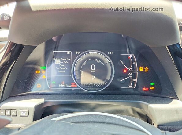 58ADA1C13NU024452 2022 LEXUS ES Gray Սարքավորումների վահանակի տեսք