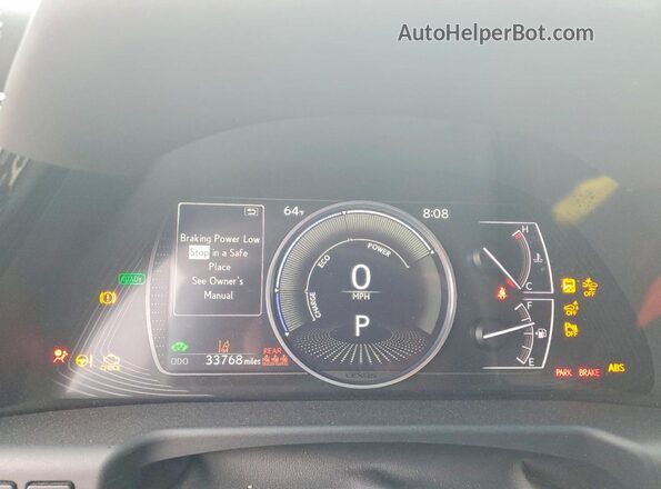 58ADA1C16RU048203 2024 LEXUS ES White Instrument cluster view