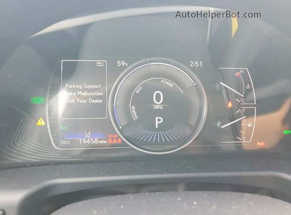 58ADA1C17RU040918 2024 LEXUS ES White Instrument cluster view