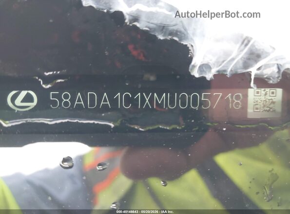 58ADA1C1XMU005718 2021 LEXUS ES 300H Blue 