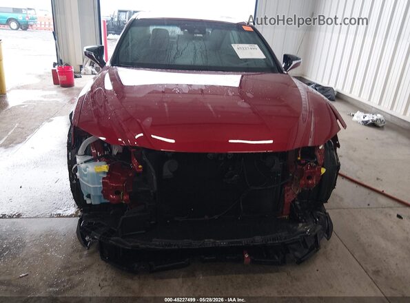 58ADZ1B15LU077743 2020 LEXUS ES 350 Красный Вид задней части салона