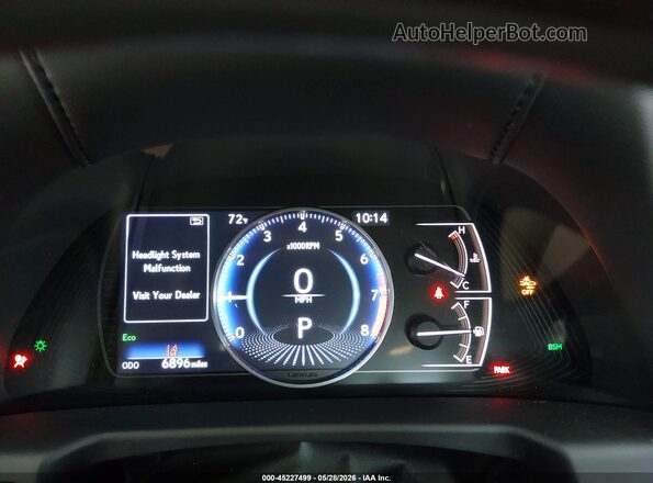 58ADZ1B15LU077743 2020 LEXUS ES 350 Красный Вид задних сидений