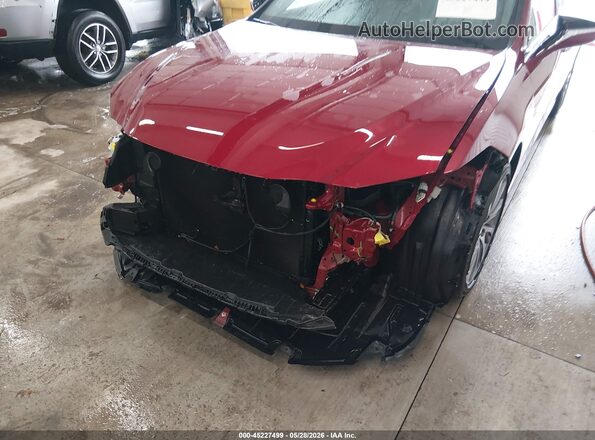 58ADZ1B15LU077743 2020 LEXUS ES 350 Красный Вид спереди