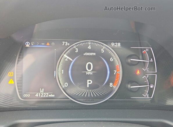 58ADZ1B17RU167484 2024 LEXUS ES Beige Vista del cuadro de instrumentos