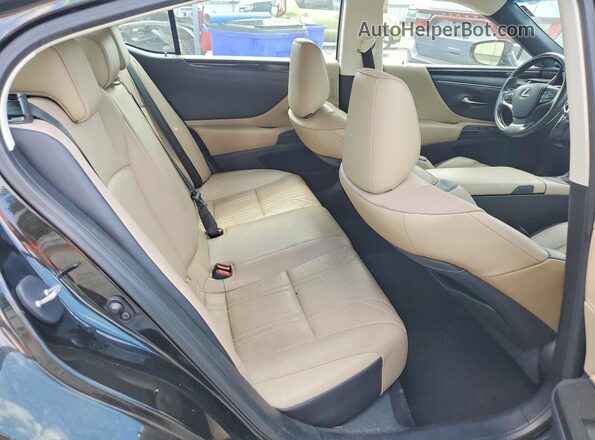 58AEZ1B19LU055362 2020 LEXUS ES Black Вид задніх сидінь