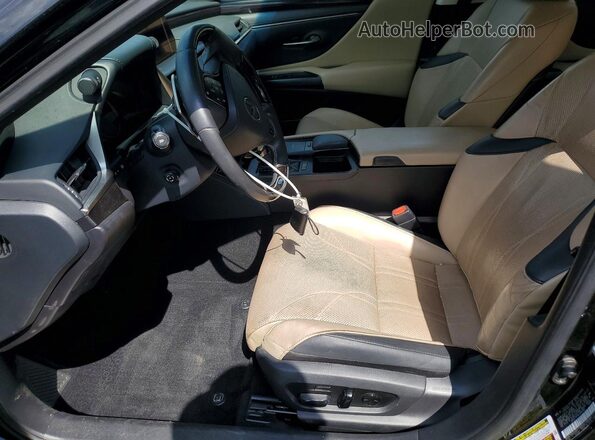 58AEZ1B19LU055362 2020 LEXUS ES Black Вид салону спереду