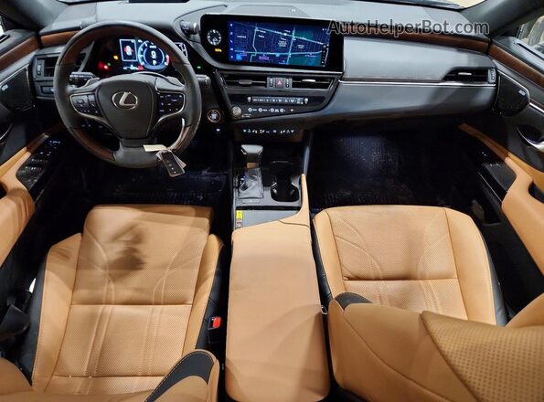 58AFZ1B17SU207660 2025 LEXUS ES Black წინა პანელის ხედი