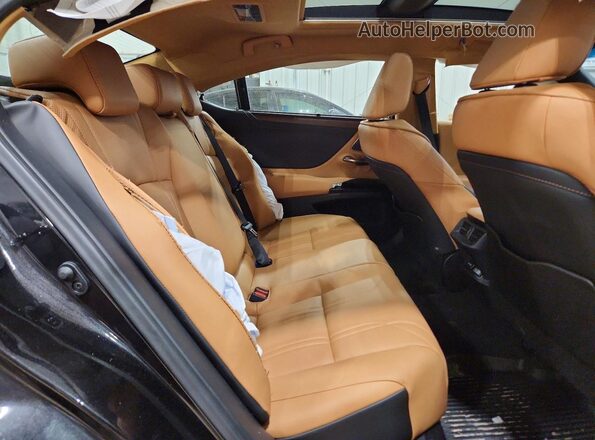 58AFZ1B17SU207660 2025 LEXUS ES Black უკანა სავარძლების ხედი