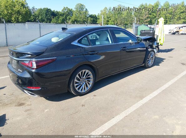 58AFZ1B19NU132268 2022 LEXUS ES 350 Black Trasero derecho