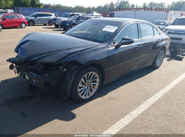 58AFZ1B19NU132268 2022 LEXUS ES 350 Black Vista tres cuartos delantera izquierda