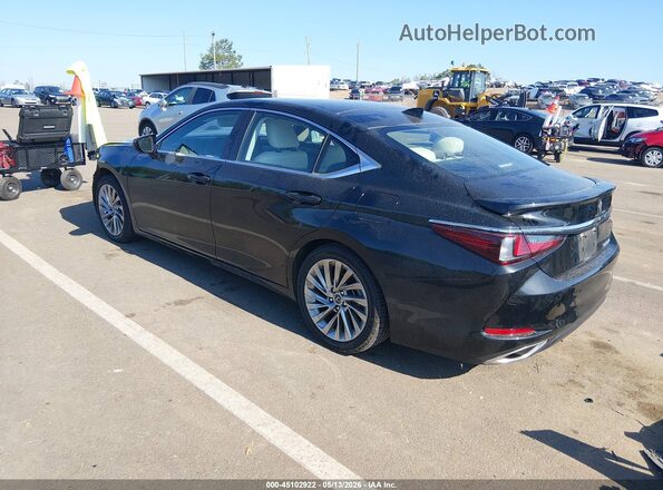 58AFZ1B19NU132268 2022 LEXUS ES 350 Black Trasero izquierdo