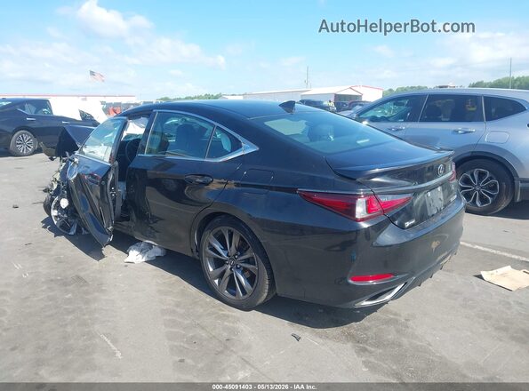 58AGZ1B17LU055742 2020 LEXUS ES 350 Black Trasero izquierdo