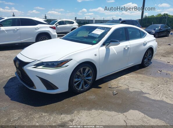 58AGZ1B19LU075071 2020 LEXUS ES 350 White წინა მარცხენა ხედი სამი მეოთხედიდან