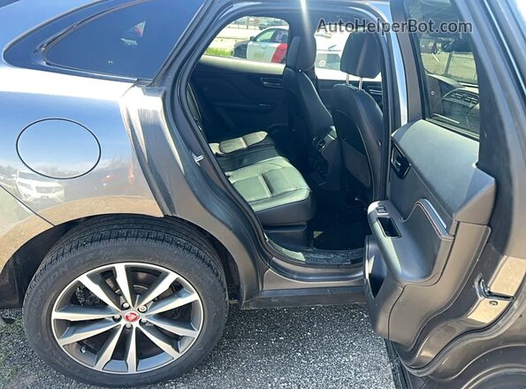 SADCK2FN4KA352120 2019 JAGUAR F-PACE Gray წინა სალონის ხედი