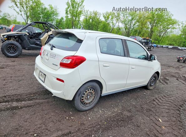 ML32A3HJ6HH011623 2017 MITSUBISHI MIRAGE Белый Передняя правая четверть