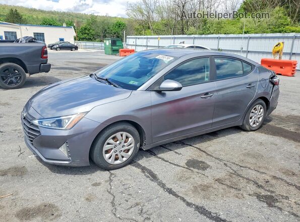 5NPD74LF9KH466987 2019 HYUNDAI ELANTRA Gray 