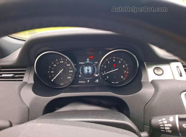 SALVP2BG8GH079056 2016 LAND ROVER RANGE ROVER White Vista del cuadro de instrumentos