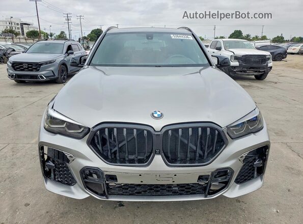 5YMJU0C06N9L57309 2022 BMW X5 Gray 