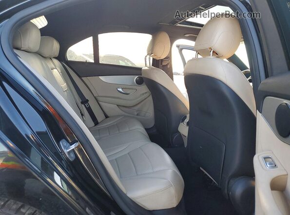 55SWF4JB9JU239113 2018 MERCEDES-BENZ C Black Widok wnętrza z tyłu