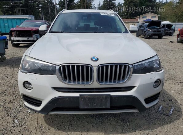 5UXWZ7C57H0T44077 2017 BMW X3 White 