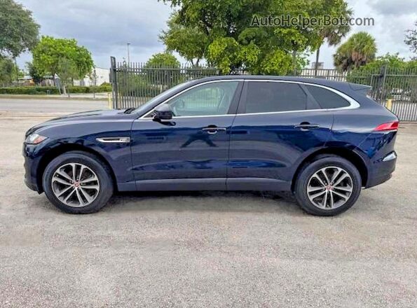 SADCJ2FX8LA619250 2020 JAGUAR F-PACE Blue VIN կոդի պիտակի տեսք