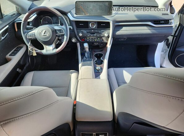 2T2HZMAA9LC153490 2020 LEXUS RX White Вид щитка приладів