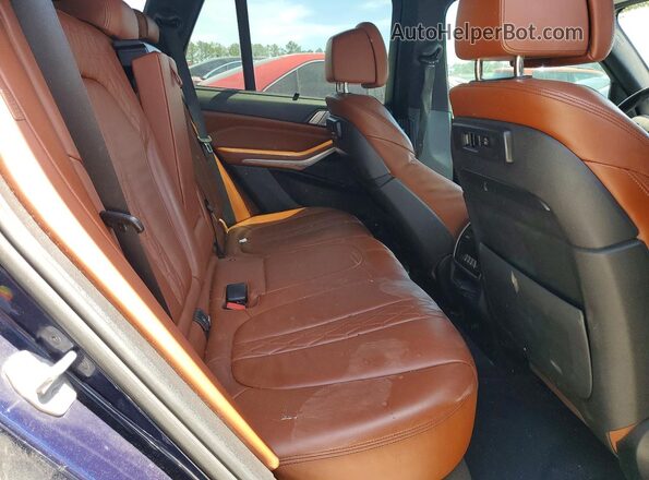 5UXCR6C54KLL36280 2019 BMW X5 Blue ძრავის განყოფილების ხედი