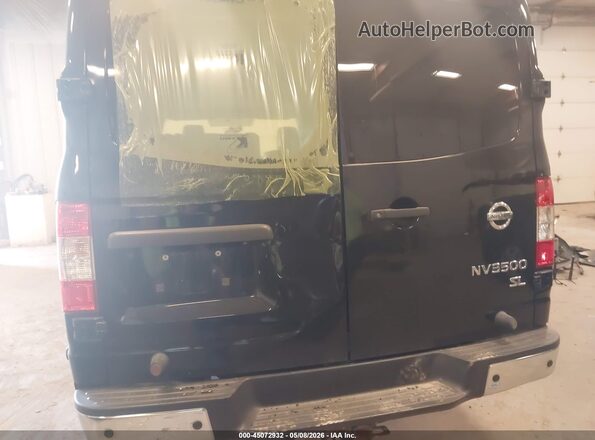 5BZAF0AA0JN850757 2018 NISSAN NV PASSENGER NV3500 HD Black Вид спереду
