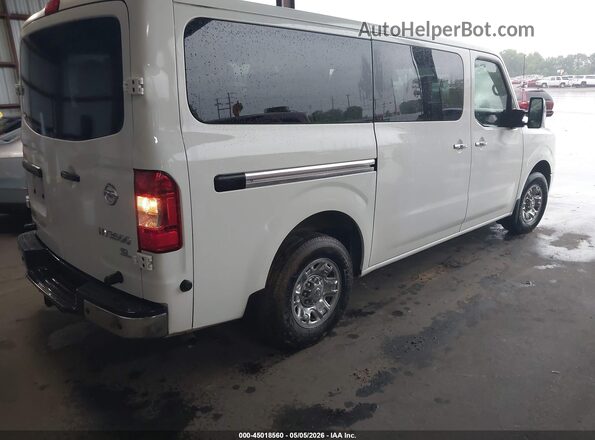 5BZAF0AA7KN853107 2019 NISSAN NV PASSENGER NV3500 HD White Trasero derecho