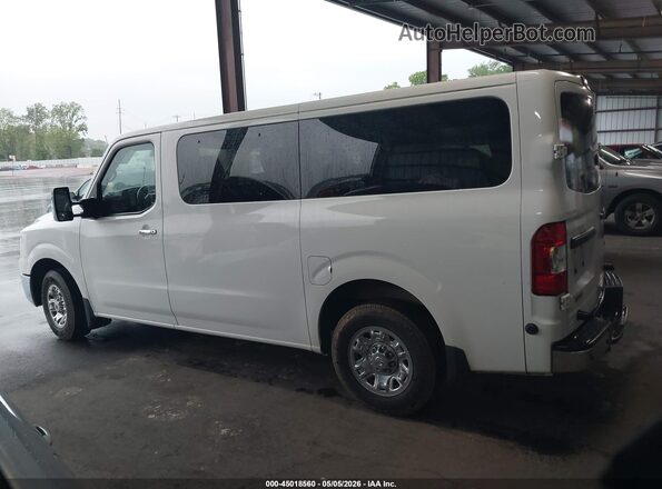 5BZAF0AA7KN853107 2019 NISSAN NV PASSENGER NV3500 HD White Vista interior de 360 grados