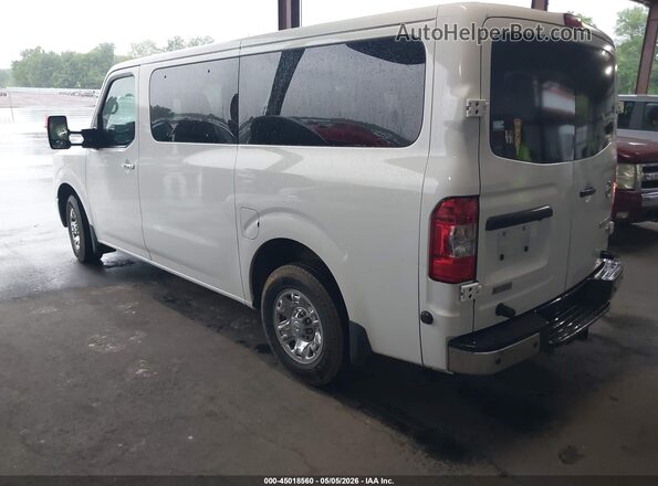 5BZAF0AA7KN853107 2019 NISSAN NV PASSENGER NV3500 HD White Trasero izquierdo