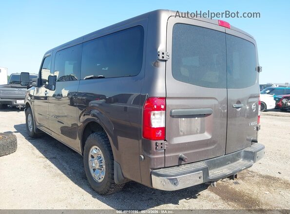 5BZAF0AA8JN850330 2018 NISSAN NV PASSENGER NV3500 HD Brown Հետևի ձախ