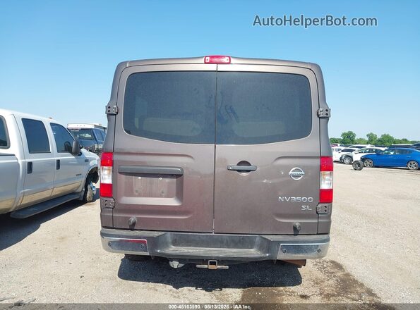 5BZAF0AA8JN850330 2018 NISSAN NV PASSENGER NV3500 HD Brown 