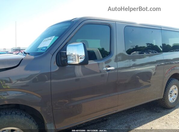 5BZAF0AA8JN850330 2018 NISSAN NV PASSENGER NV3500 HD Brown Սալոնի 360 աստիճան տեսք