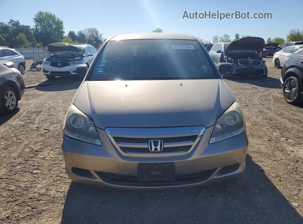 5FNRL38267B001879 2007 HONDA ODYSSEY Tan Widok z przodu